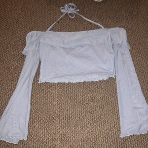 off the shoulder crop top